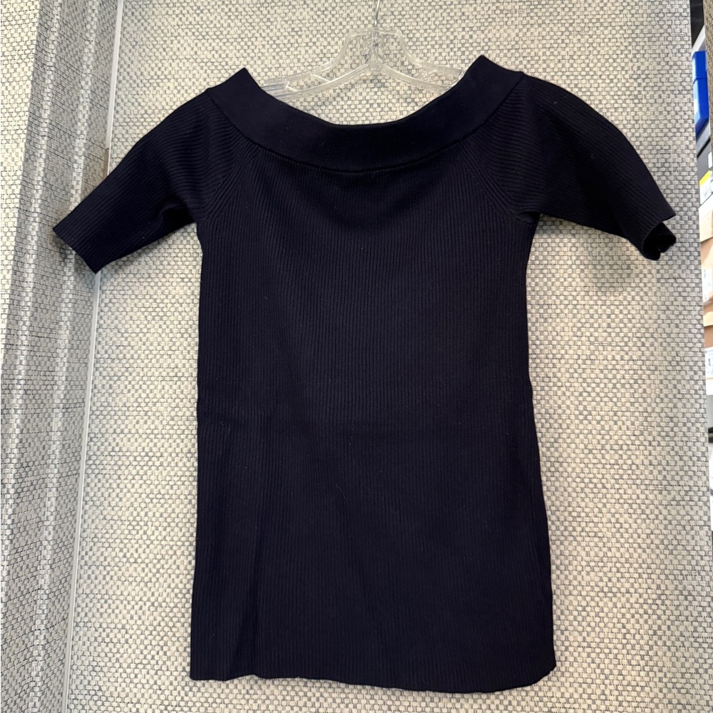 Anthropologie off the shoulder sweater shirt